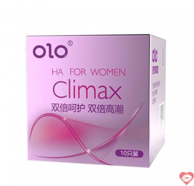  Bán Bao cao su OLO 0.01 Climax Ha For Women - Siêu mỏng dưỡng ẩm gai li ti - Hộp 10  chính hãng 