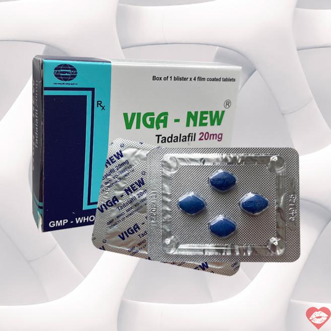 Phân phối Viga New 20mg cường dương kéo dài thời gian chống xuất tinh hộp 4 viên mới nhất 