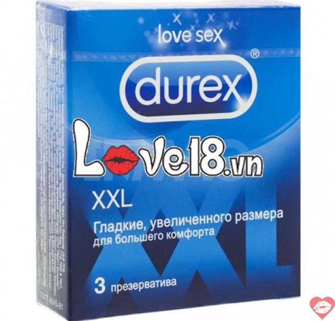  Nơi bán Bao cao su Durex XXL size lớn hộp 3 cái  chính hãng 